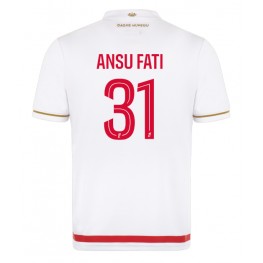 AS Monaco Ansu Fati #31 Thuis tenue 2025-26 Korte Mouw